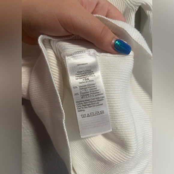 Madewell Wide Rib Sweater Top - Picture 9 of 9